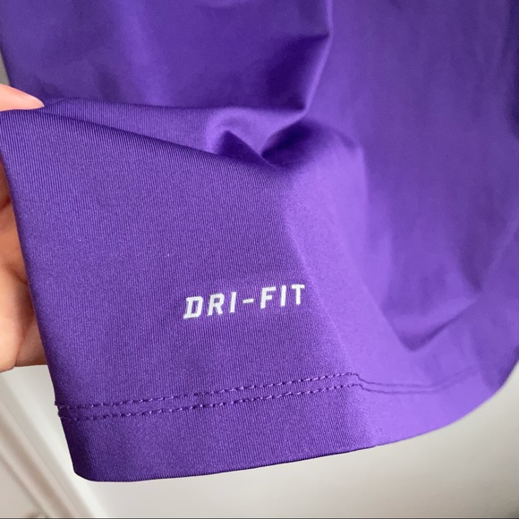 Nike Pro Combat Dri-Fit Fitted V-Neck Tee T-Shirt Size Small - Picture 5 of 6